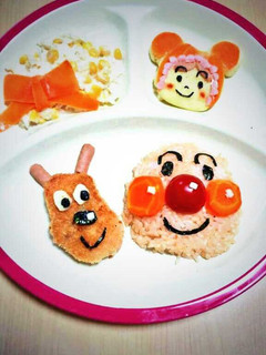 お誕生日♪アンパンマンプレート♪-レシピのメイン写真