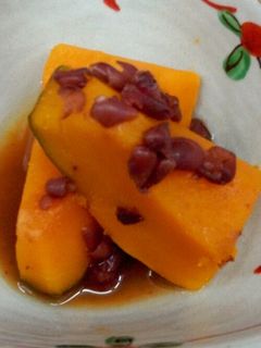 ゆで小豆缶で簡単♪かぼちゃのいとこ煮-レシピのメイン写真