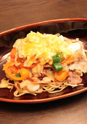 鶏がらスープの素で作る！塩焼きそば-レシピのメイン写真