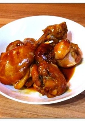 圧力鍋で美味しい手羽元の醤油煮/照り焼き-レシピのメイン写真