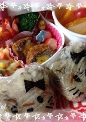 小学生のお弁当'3`)b-★-レシピのメイン写真