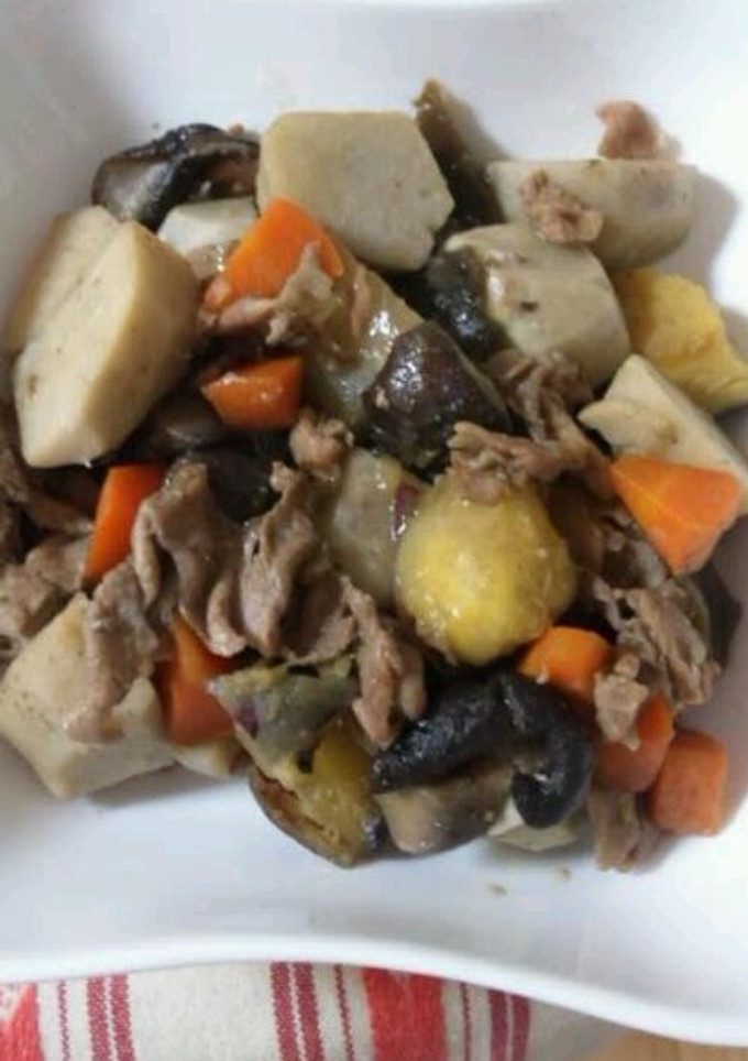 里芋と豚肉の煮物♪-レシピのメイン写真