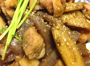 ＊こぼう*鶏肉*こんにゃくの炒め煮-レシピのメイン写真