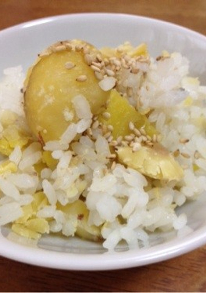 簡単*「塩味の栗ご飯」-レシピのメイン写真