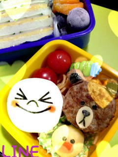 LINEキャラ弁-レシピのメイン写真