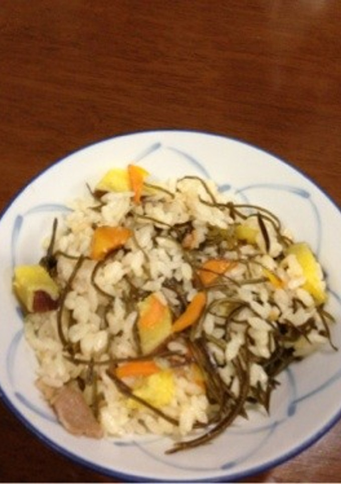 昆布とさつまいもの炊き込み御飯-レシピのメイン写真