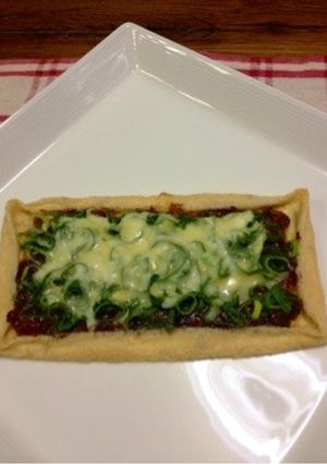トースターで☆油あげのねぎみそチーズ焼き-レシピのメイン写真