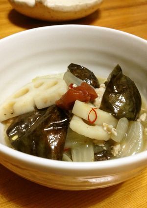 煎り酒を使った野菜煮-レシピのメイン写真