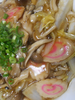 白菜とナルトときのこのあんかけご飯-レシピのメイン写真