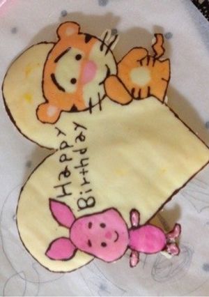 デコチョコ～ティガー&ピグレット♡-レシピのメイン写真