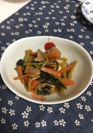 ホッとする和☆厚揚げ＆小松菜の煮物♪-レシピのメイン写真
