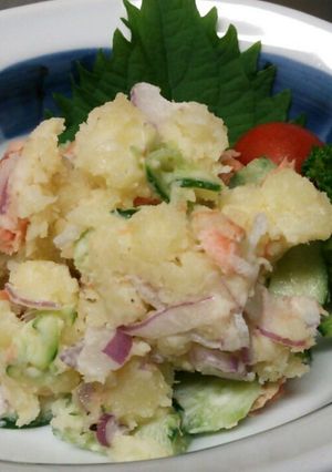 焼き鮭入りポテトサラダ♪-レシピのメイン写真