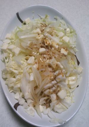 キャベツ玉ねぎチーズサラダ-レシピのメイン写真