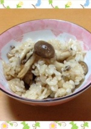 炊き込まないキノコご飯-レシピのメイン写真