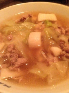 *中学生の野菜豚肉スープ*-レシピのメイン写真