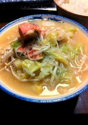 鮭とキャベツの食べる味噌汁-レシピのメイン写真