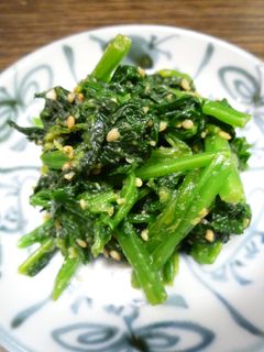 ママのほうれん草の胡麻和え-レシピのメイン写真
