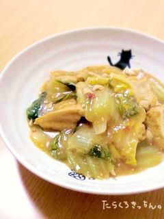 白菜と厚揚げのピリ辛そぼろ煮-レシピのメイン写真