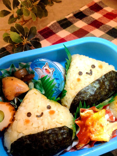 キャラ弁☆簡単栗おにぎり-レシピのメイン写真
