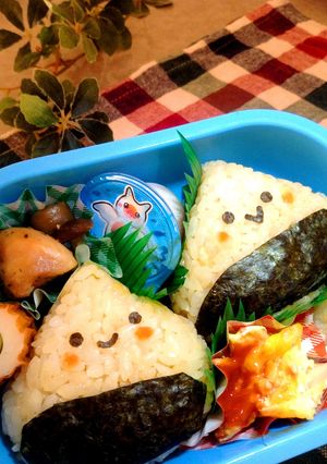 キャラ弁☆簡単栗おにぎり-レシピのメイン写真