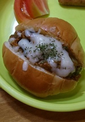 朝食に！キーマカレーでカレードック！-レシピのメイン写真