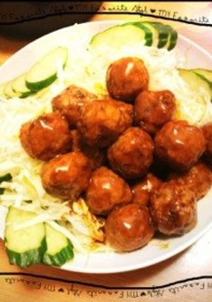 シャキシャキ‼ミートボール☆-レシピのメイン写真