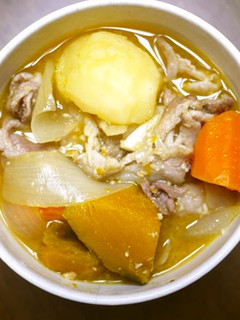 カボチャ入り塩麹豚汁-レシピのメイン写真