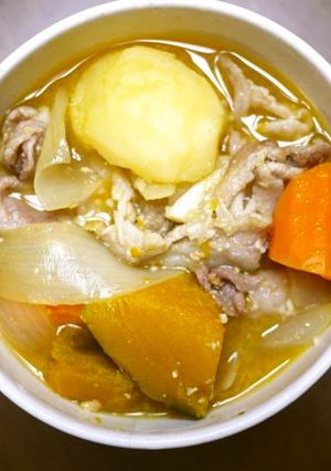 カボチャ入り塩麹豚汁-レシピのメイン写真