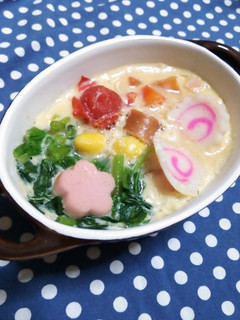 お弁当の余った具材で 茶碗蒸し に変身-レシピのメイン写真
