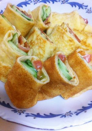 簡単クレープ♡朝食やおやつに♡-レシピのメイン写真