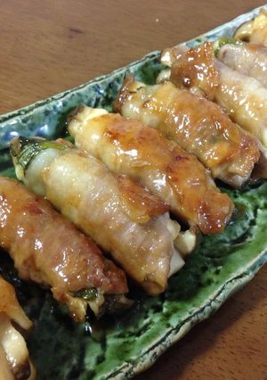 豚肉のエリンギしそチーズ巻き♫-レシピのメイン写真