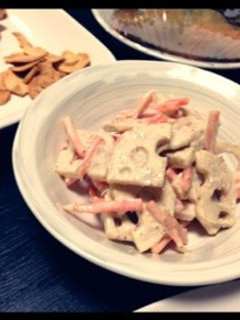 蓮根のシャキシャキマヨサラダ-レシピのメイン写真