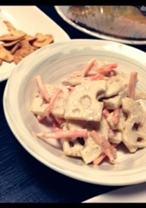 蓮根のシャキシャキマヨサラダ-レシピのメイン写真