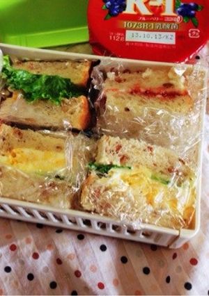 超熟ライ麦パンサンドイッチ-レシピのメイン写真