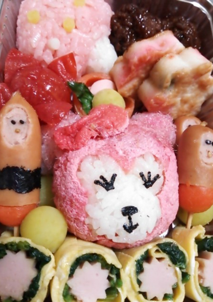 いなり寿司 シェリーメイ クマ キャラ弁-レシピのメイン写真