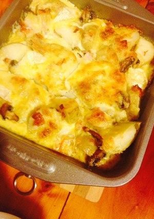 ポテトとベーコンのチーズ焼き-レシピのメイン写真