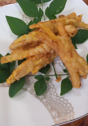 味噌入りがミソ☆がねてん（さつま芋）-レシピのメイン写真