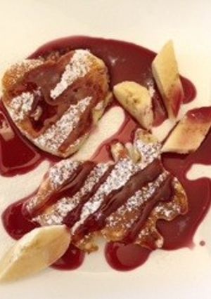 バナナリコッタパンケーキ-レシピのメイン写真