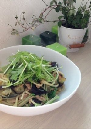茄子とツナのスパゲティ＊-レシピのメイン写真