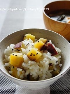 秋の味覚☆さつまいもごはん-レシピのメイン写真