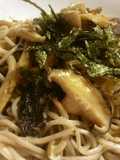 きのこ入り♪クリームお蕎麦
