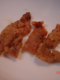 とり皮のパリパリ焼き-レシピのメイン写真