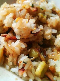茄子とベーコンの炒飯♪-レシピのメイン写真