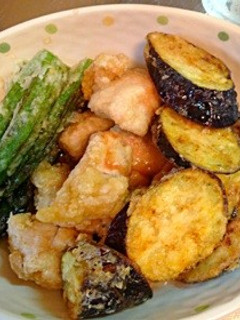 おくらと茄子と鳥肉のさっぱりポン酢-レシピのメイン写真