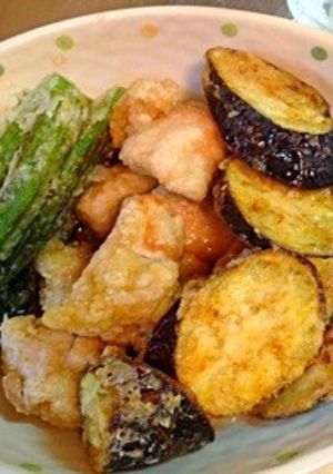 おくらと茄子と鳥肉のさっぱりポン酢-レシピのメイン写真