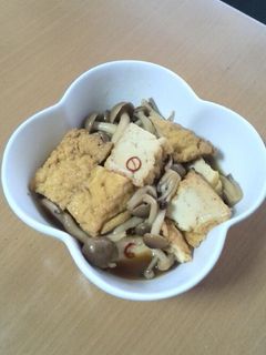 簡単☆厚揚げとしめじ煮☆-レシピのメイン写真