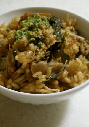 味噌風味^m^炊き込みご飯-レシピのメイン写真