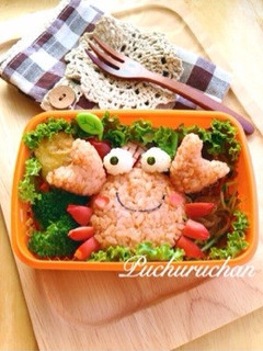 *キャラ弁* かにさん-レシピのメイン写真