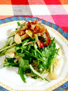 水菜・大根とツナのシャキシャキあえ♪-レシピのメイン写真