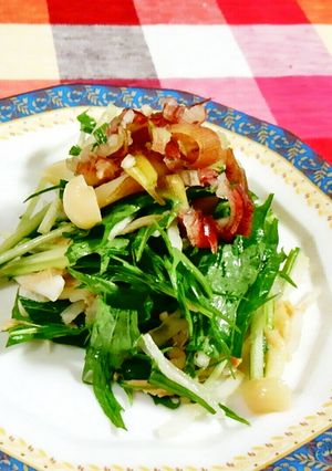 水菜・大根とツナのシャキシャキあえ♪-レシピのメイン写真